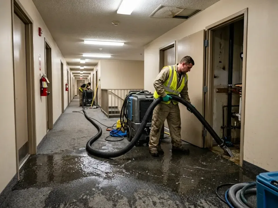 multi-unit-apartment-hallway-f-005 — frequently asked questions, Emergency Burst Pipe Water Extraction & Removal in Muncie,…